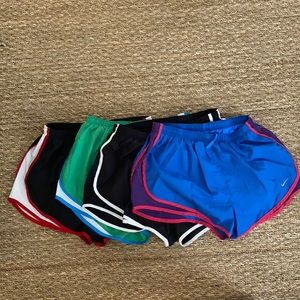 4 pair of women Nike shorts